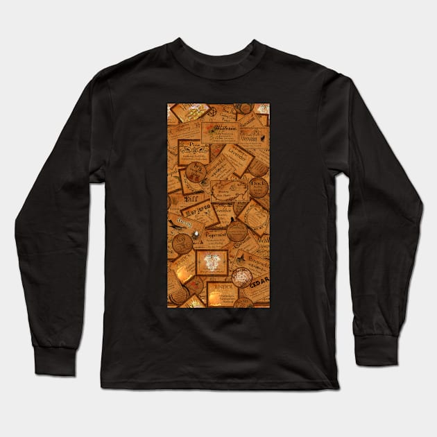 Vintage Potions Long Sleeve T-Shirt by implexity